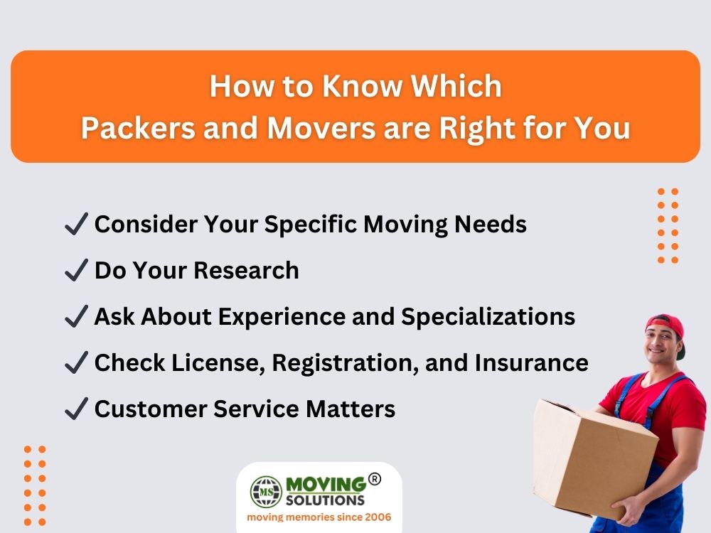 Packers and Movers are Right for You