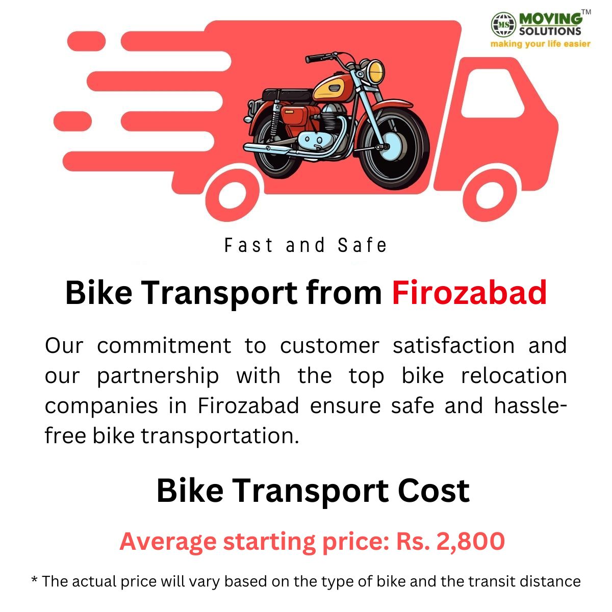 Bike Transport from Firozbad