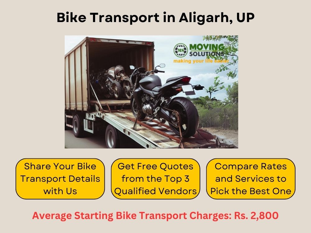 Bike transportation Aligarh