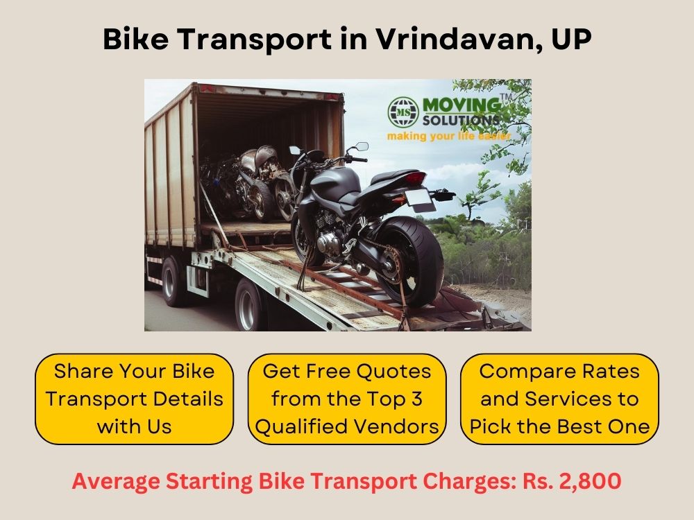 Bike transportation Vrindavan