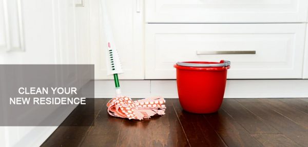 clean your new home