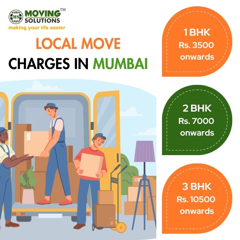 Local shifting charges in Mumbai