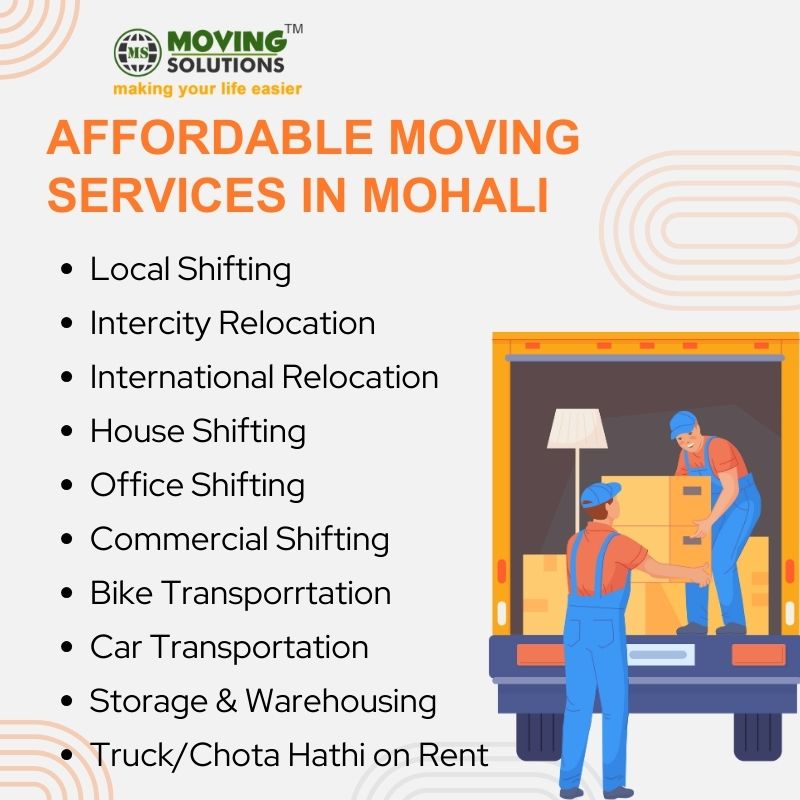 Moving services Mohali