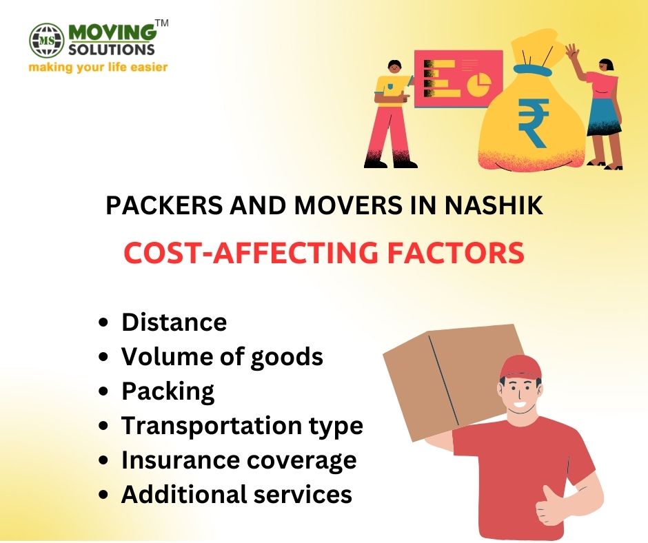 Packers movers Nashik cost affecting factors