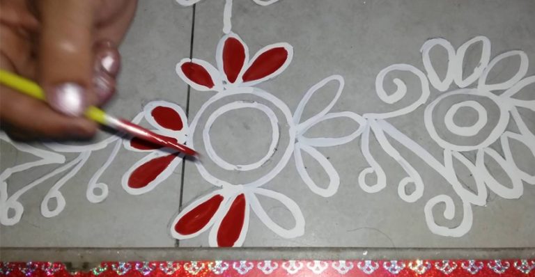 paint-rangoli-for-diwali